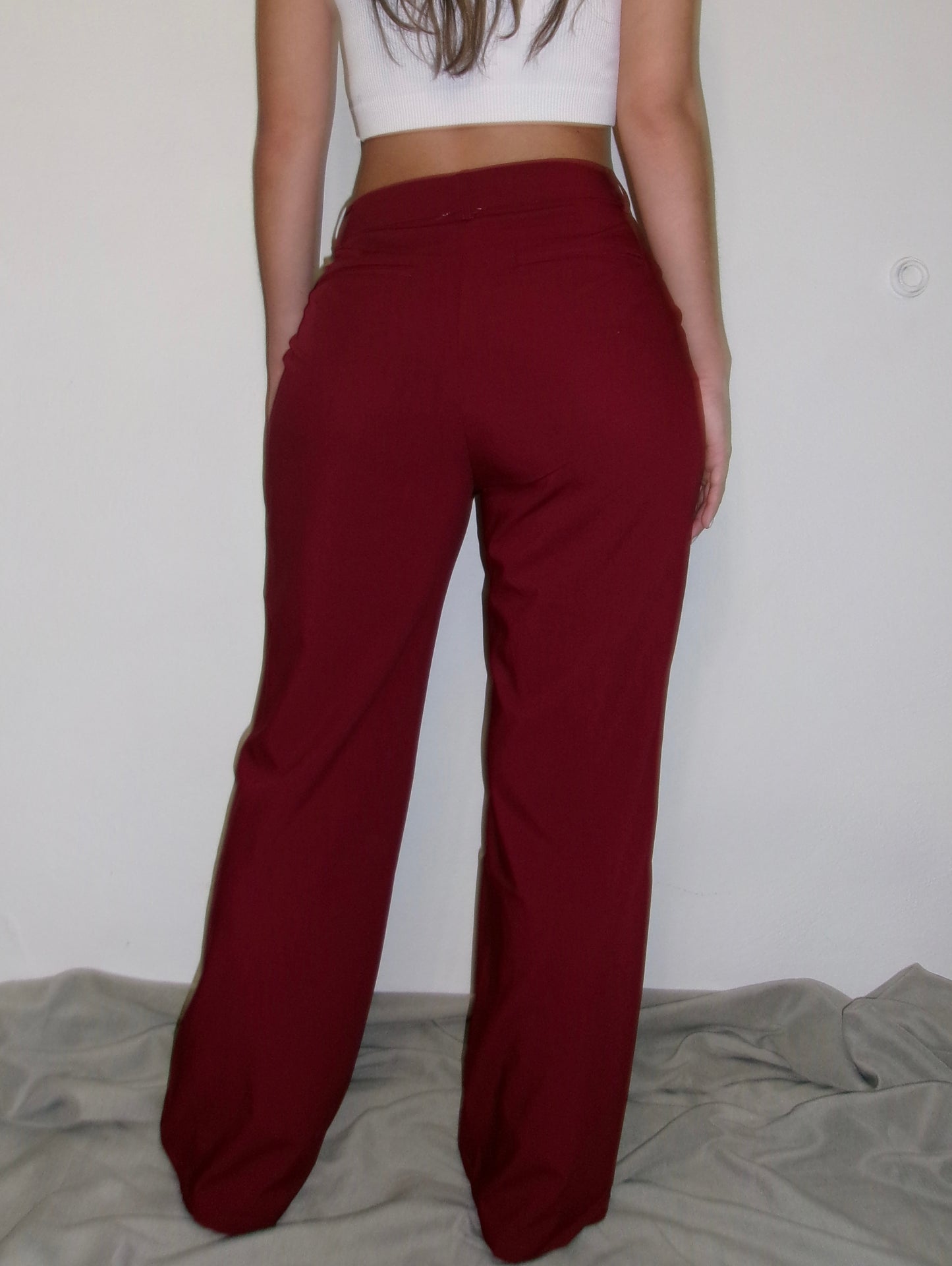 Merlot High Waisted Trousers