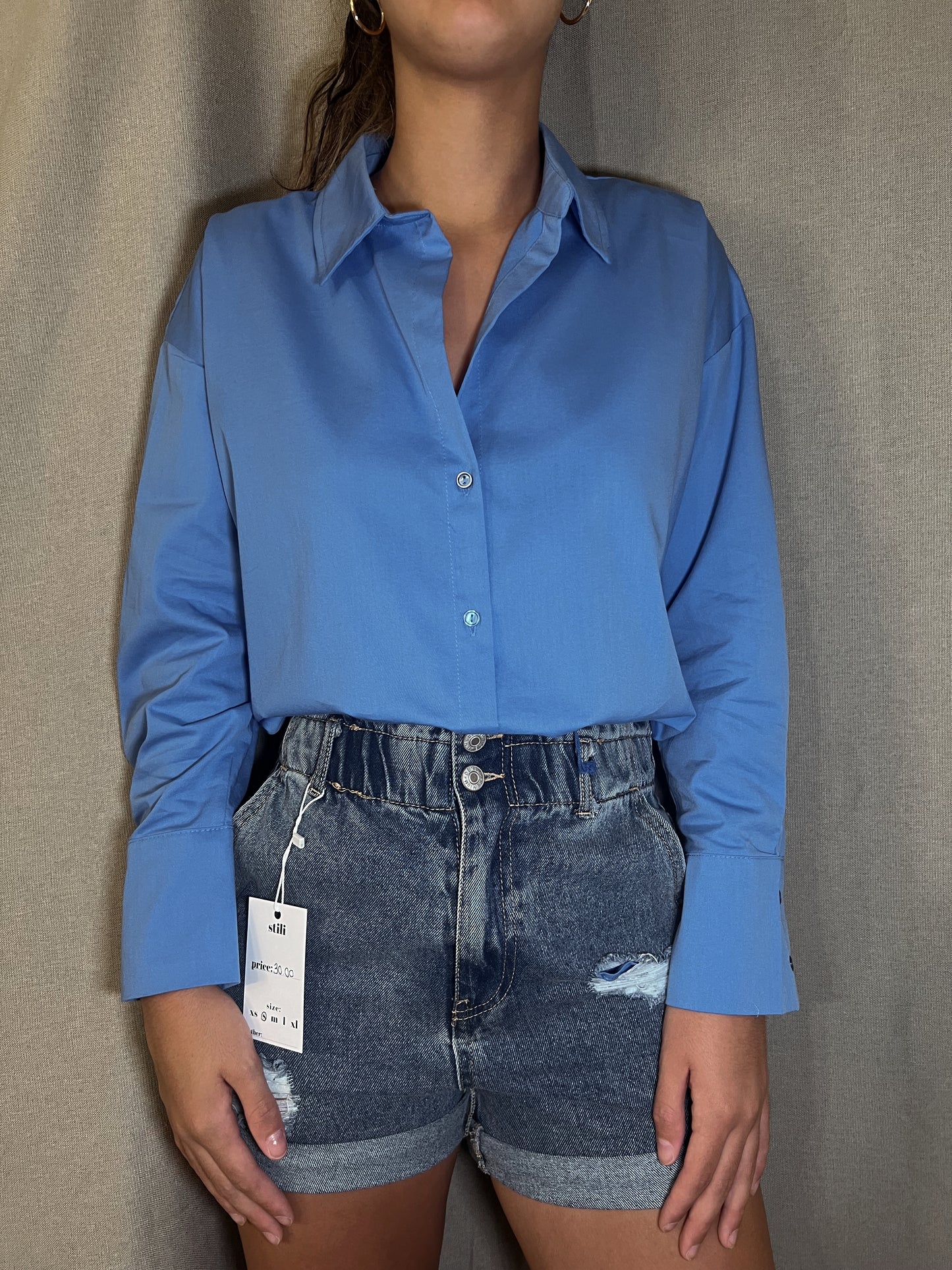 Ocean Breeze Button-Up