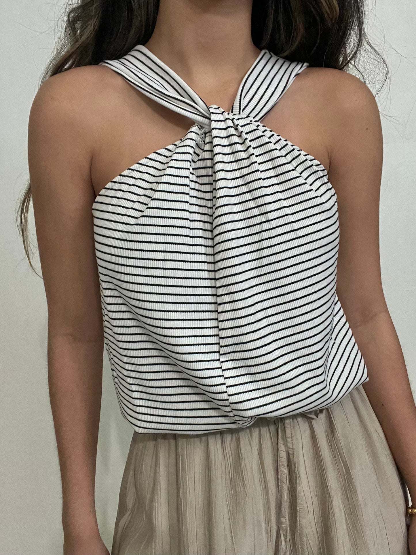 Striped Twist Top