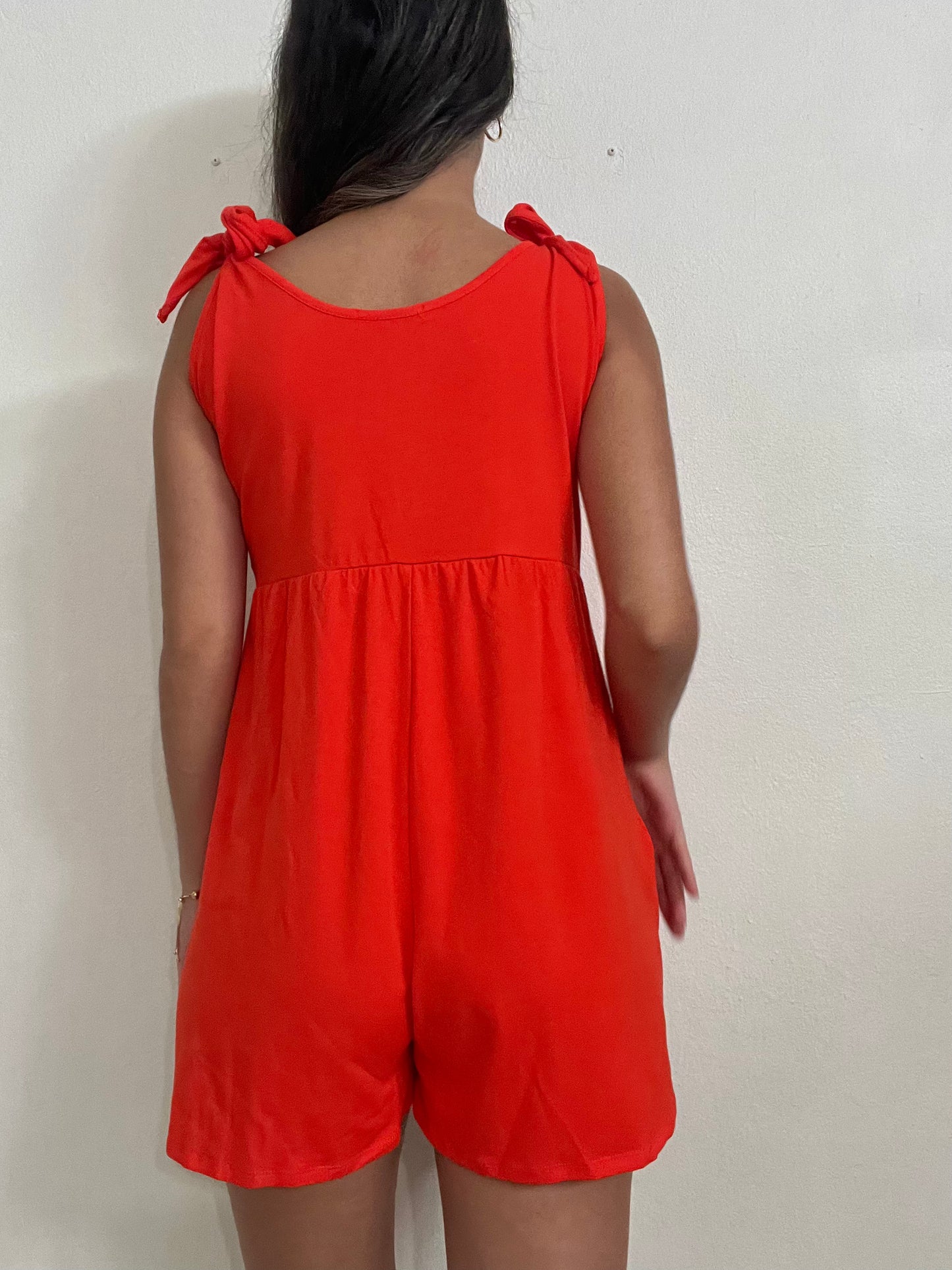 Scarlet Baggy Romper