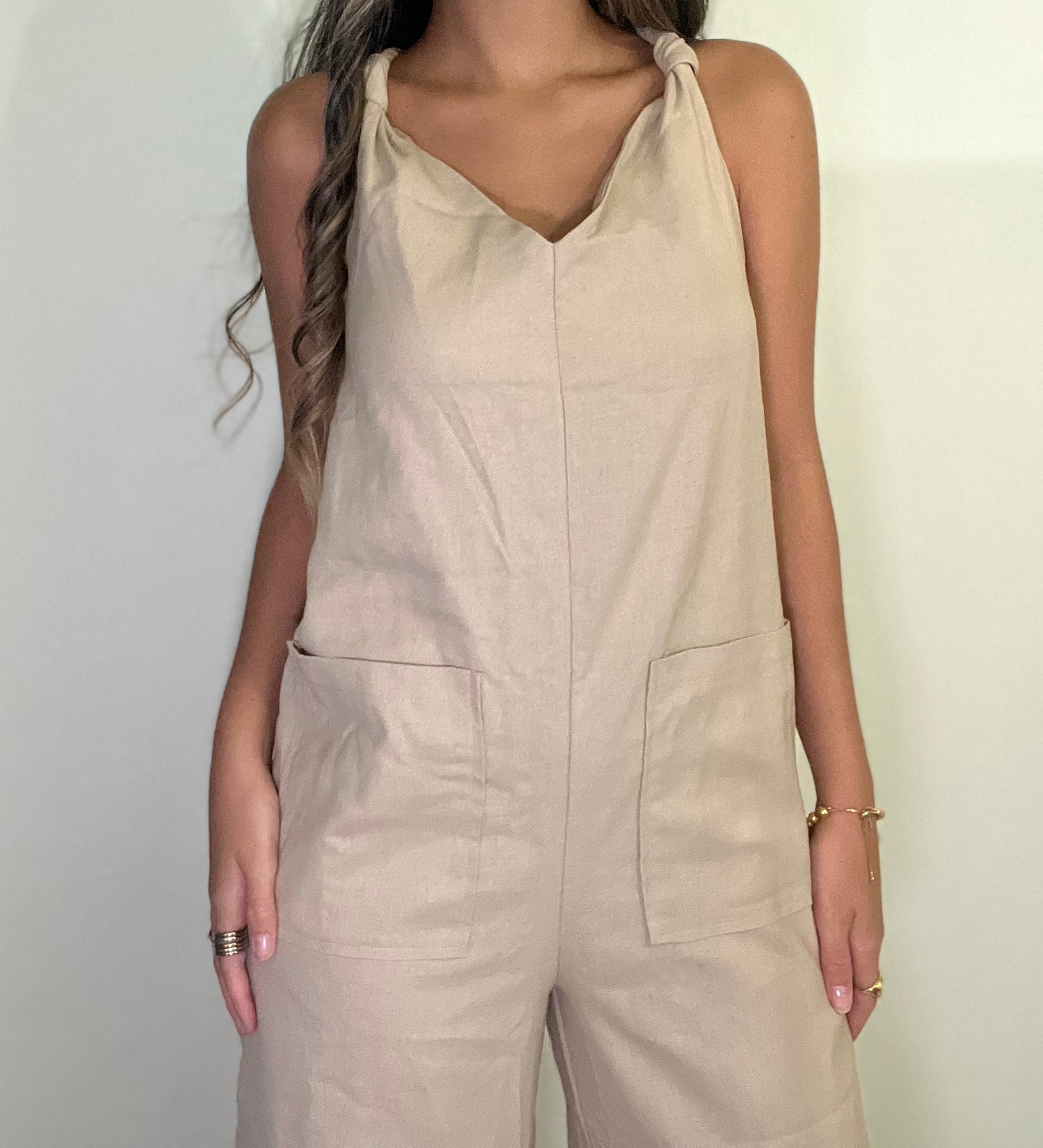 Taupe Rope Jumpsuit