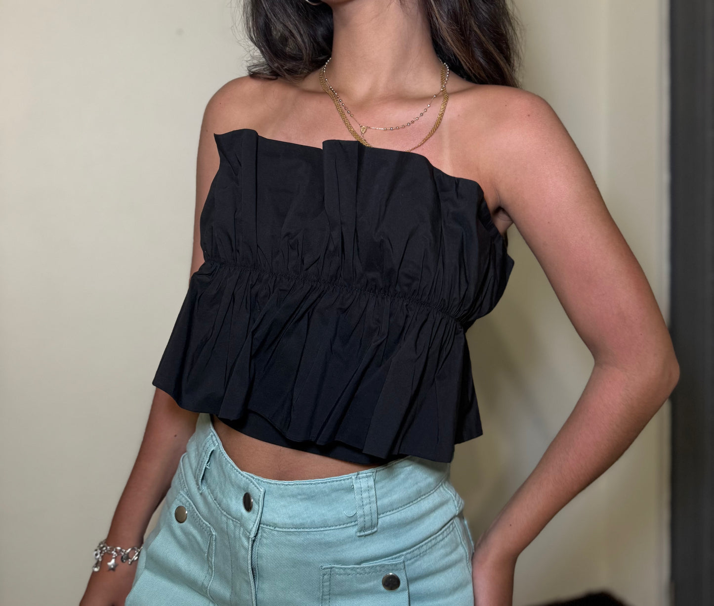 Classy Strapless Top