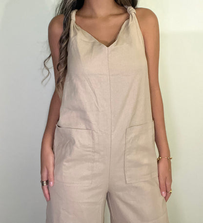 Taupe Rope Jumpsuit