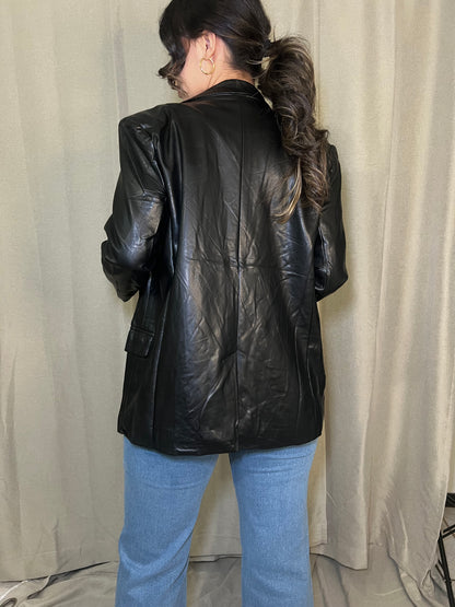 Leather Blazer